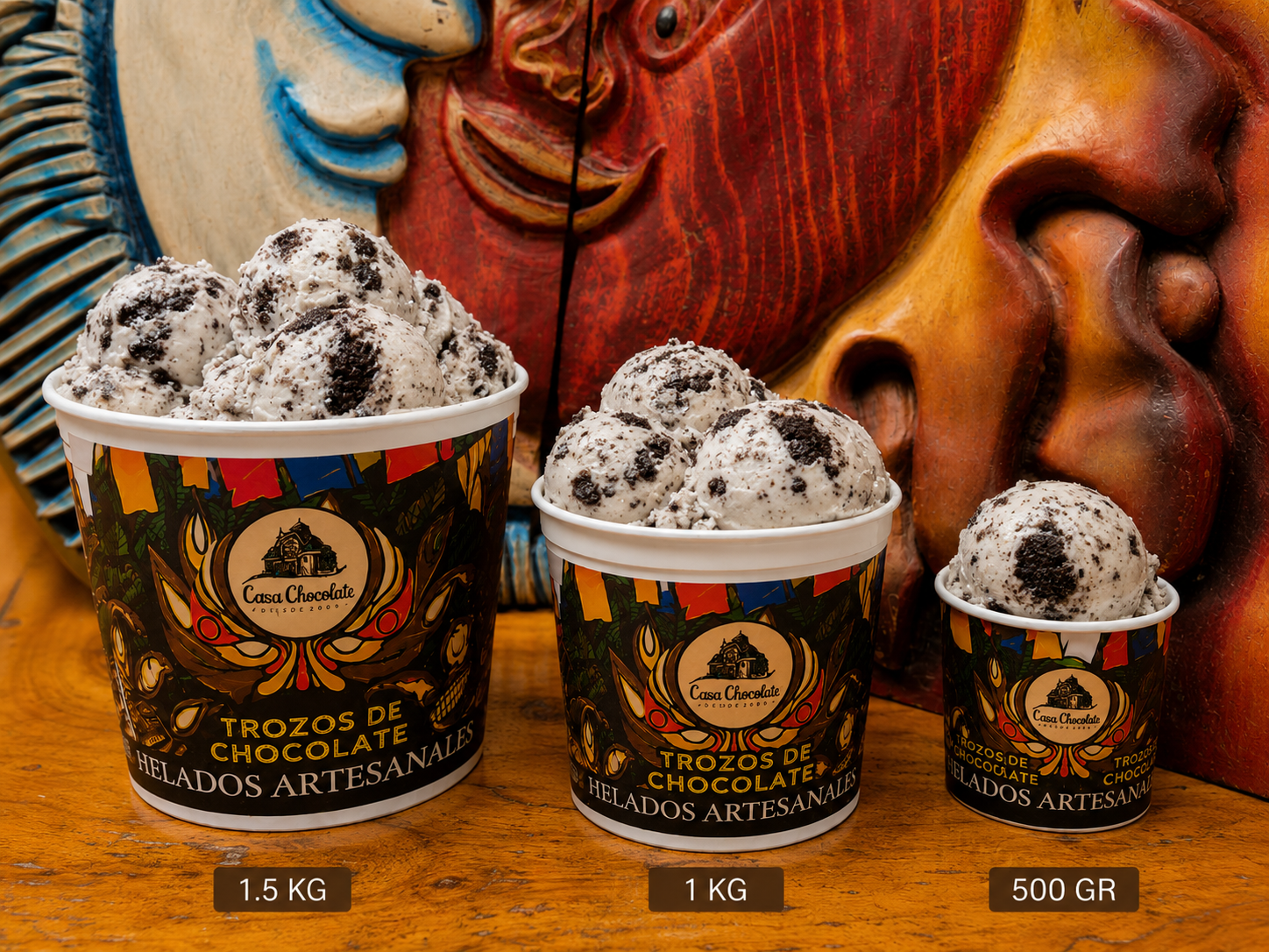 Helado Crema de galletas
