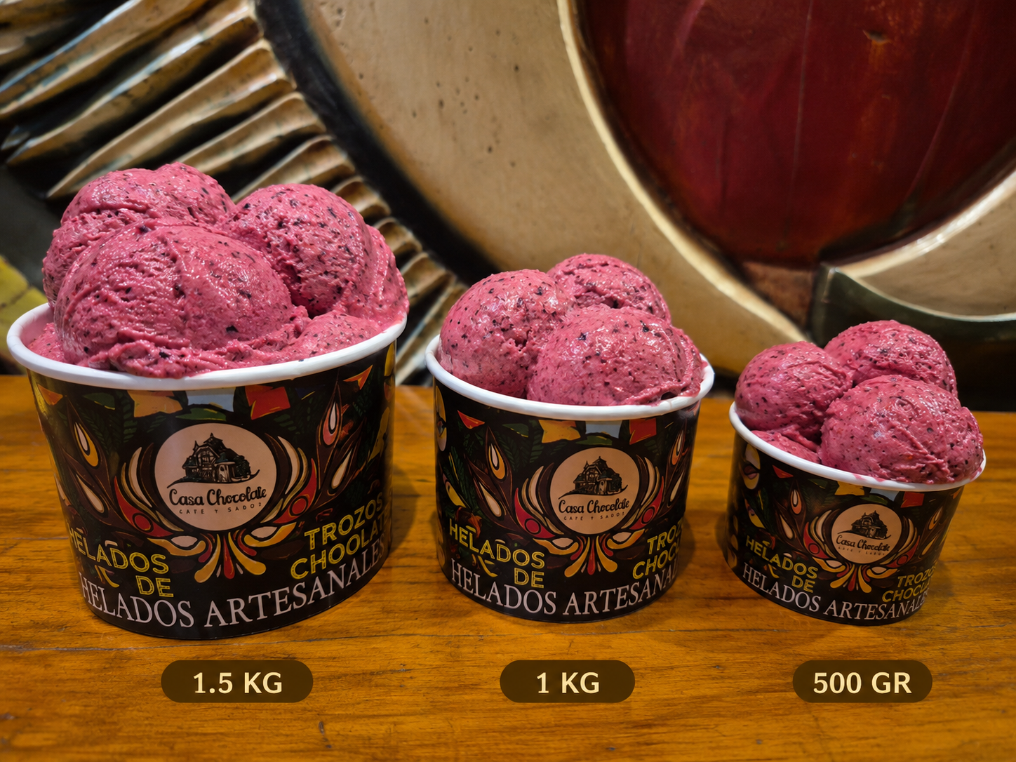 Helado Frutos del bosque